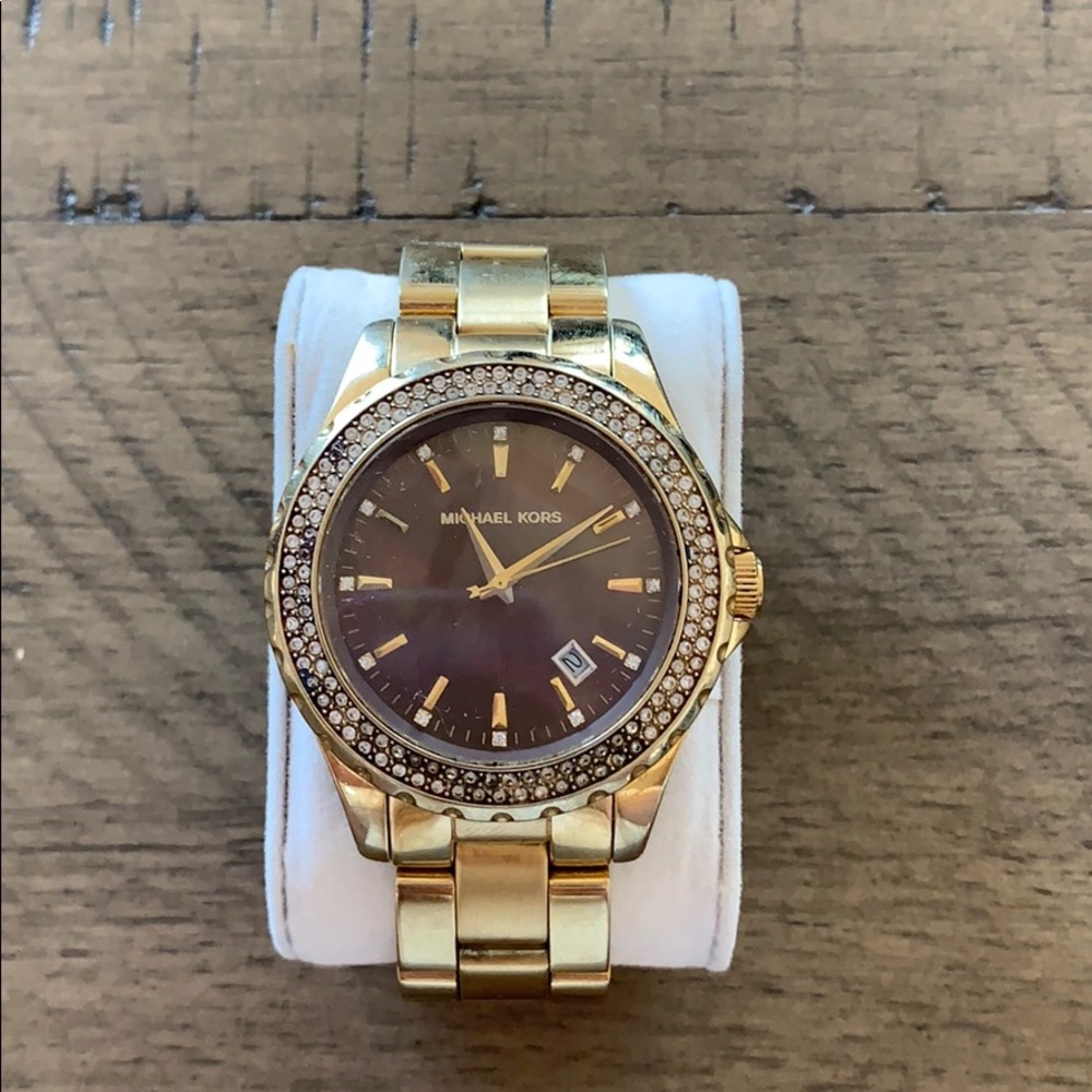 Michael Kors gold plated watch